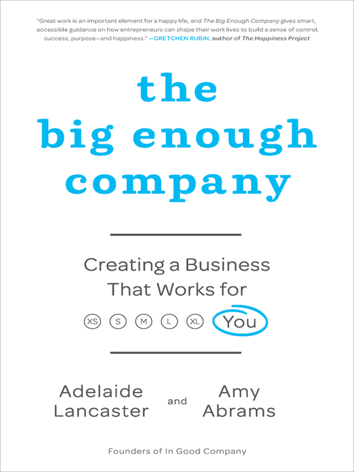 Title details for The Big Enough Company by Adelaide Lancaster - Available
